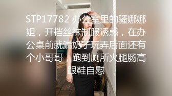 STP17782 办公室里的骚娜娜姐，开档丝袜制服诱惑，在办公桌前就漏奶子玩弄后面还有个小哥哥，跑到厕所火腿肠高跟鞋自慰