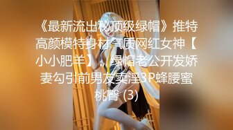 《最新流出秘顶级绿帽》推特高颜模特身材气质网红女神【小小肥羊】，绿帽老公开发娇妻勾引前男友卖淫3P蜂腰蜜桃臀 (3)