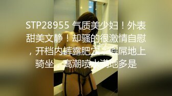 STP28955 气质美少妇！外表甜美文静！却骚的很激情自慰，开档内裤露肥穴，假屌地上骑坐，高潮喷水满地多是