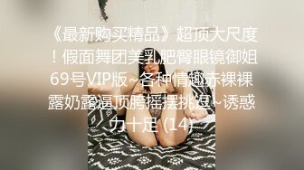 《最新购买精品》超顶大尺度！假面舞团美乳肥臀眼镜御姐69号VIP版~各种情趣赤裸裸露奶露逼顶胯摇摆挑逗~诱惑力十足 (14)